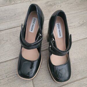 Steve Madden Twice Mary Janes thick Heel